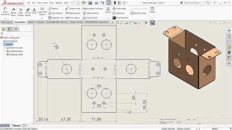 sheet metal drawing best practices|sheet metal design in solidworks.